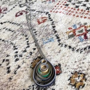 Colorful long necklace
